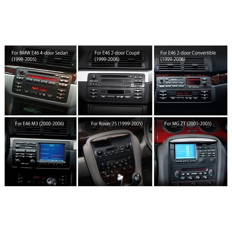 Estéreo de coche Android 2+32G para BMW E46 Serie 3 1999-2005 Actualización  Radio de reemplazo Apple Carplay Android Auto Espejo Link Cambio Temas 9