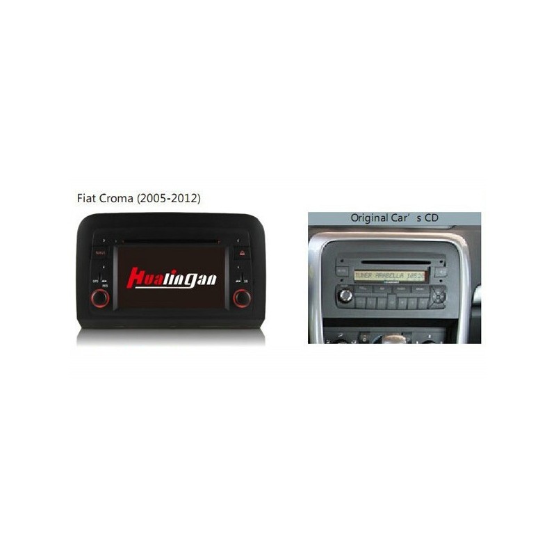 Autoradio Fiat Croma 20052012 6,2" GPS TDT