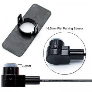 TKOOFN Kit de sensor de aparcamiento 4/8, sensores para el coche de sistema  de aparcamiento digital con pantalla LED (sensor de colores a elegir)