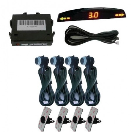 SINOVCLE-Kit de sensores de aparcamiento de coche, sistema de