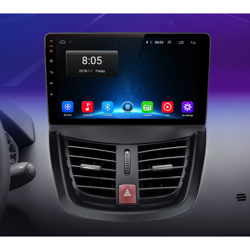 Autoradio Android Peugeot 207 2007-2014. 2 DIN 7 HD GPS TDT S200