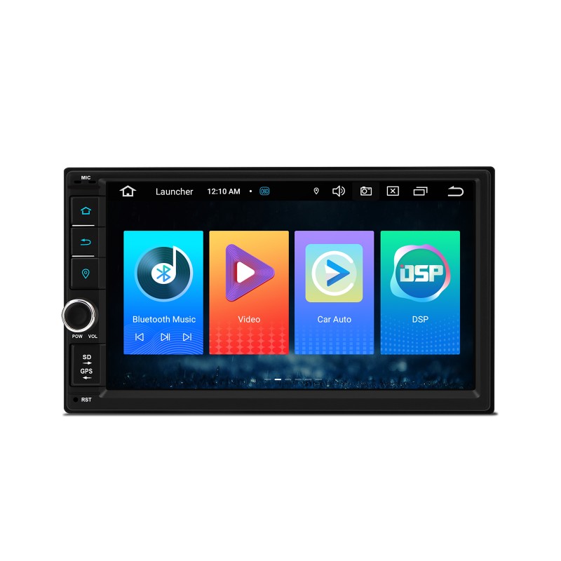  ZERTRAN Universal CarPlay/Android Auto Autoradio Android FM  Radio Navegación del Coche Estéreo Pad Reproductor Multimedia GPS 10 IPS  Pantalla Táctil BT WiFi 2 DIN Headunit Tablet Quad Core 2G+32G : Electrónica
