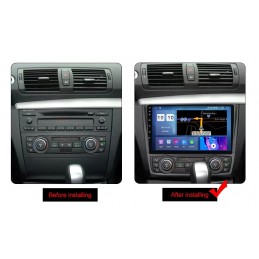 Pantalla Táctil radio Android Auto Carplay BMW Serie 1 E81 E82 E87 E88 –  RProjekt