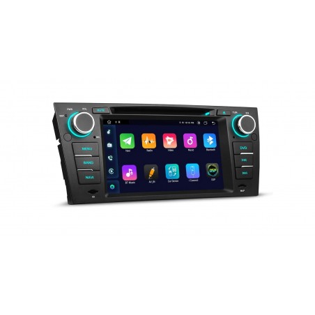 Radio Pantalla Android 12 GPS 7 para BMW E46 Carplay Mirrorlink