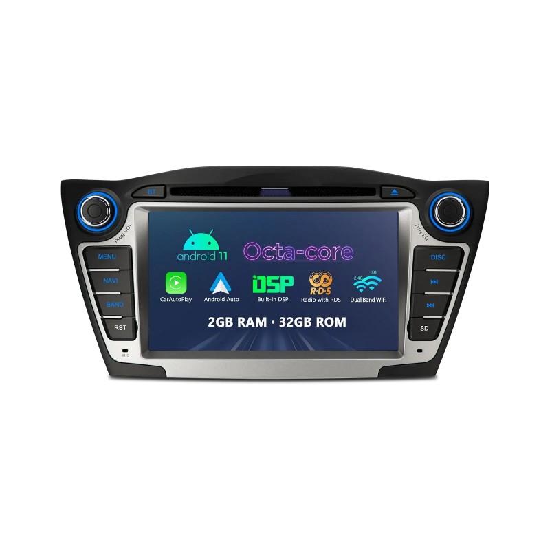 respirar reflejar Ejecutante Pantalla 7" GPS Android 12 para Hyundai IX35, Tucson Octa Core Mirrorlink  Carplay