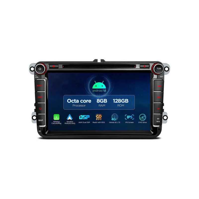 Android 12 Autoradio Navigation GPS pour Alfa Romeo Mito à partir