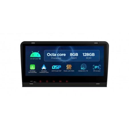 AUTORADIO 2DIN 7 POUR AUDI A3 8P 03-12 USB GPS TACTIL HD
